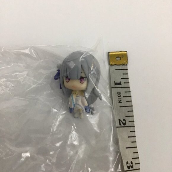 Re Zero Emilia Mini Figure or Keychain Anime Starting Life in Another World - Picture 7 of 7